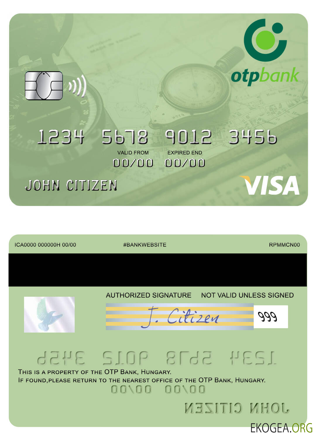 Carte visa Hongrie OTP Bank